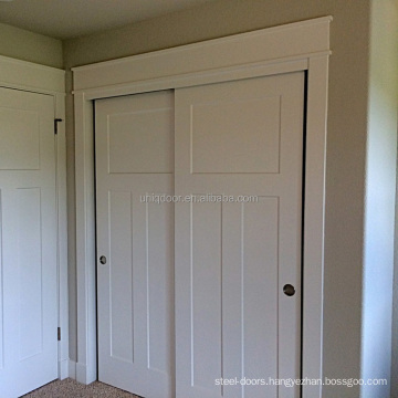 Craftsman bypass sliding wardrobe and closet barn door